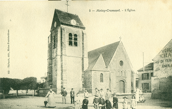 Carte postale ancienne de l'église