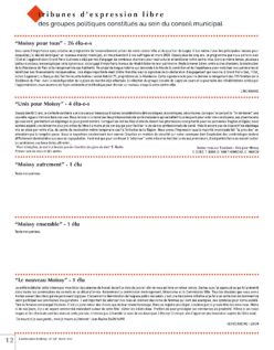 tribune du mois de février
